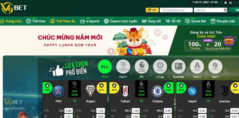Đăng nhập V9BET để giải trí bất tận với kho trò chơi đỉnh cao